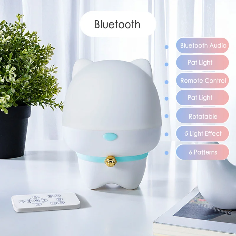 

Meng Pet Projection Lamp Romantic Rotating LED Star Projector Lamp Bluetooth Speakers Star LED Night Light Remote Control