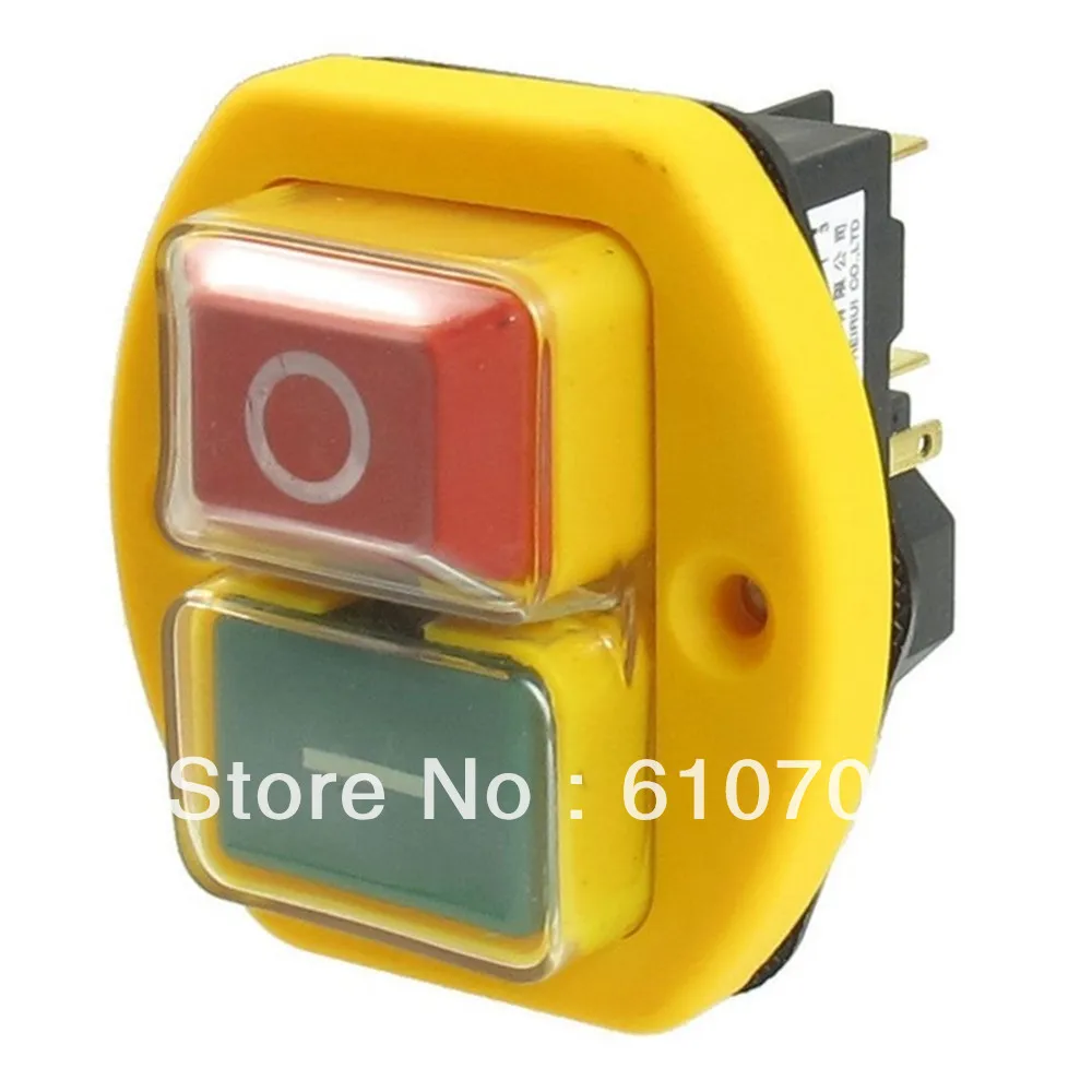 

5-Pin DPST 2-Phase Momentary Waterproof Electromagnetic Switch 230VAC 15A/18A JCZ3C