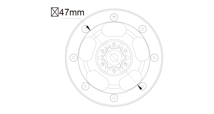 4 шт. D1RC 2,2 дюймовый Electroplated Beadlock Обода Колеса для 1:8 1:10 Traxxas TRX-4 TRX4 RC4WD D90 D110 TF2 осевой SCX10 90046