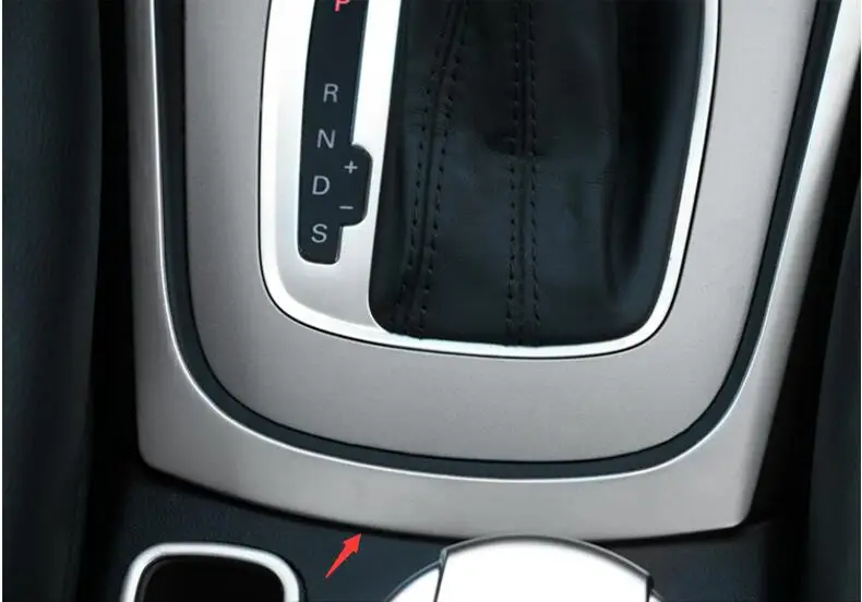Para Audi Q3 2013-2016 opaco interno consola Centro pannello della scatola del cambio di figura di u telaio di copertura recortar Para Audi Q3 2013-2016 opaco interno consola Centro pannello della scatola del cambio di figura di u telaio di copertura recortar