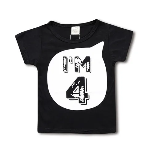 Летние модные детские футболки для мальчиков и девочек, футболки Детские хлопковые топы с короткими рукавами, футболки для малышей, дизайнерская детская одежда, DBT007 - Цвет: as photo
