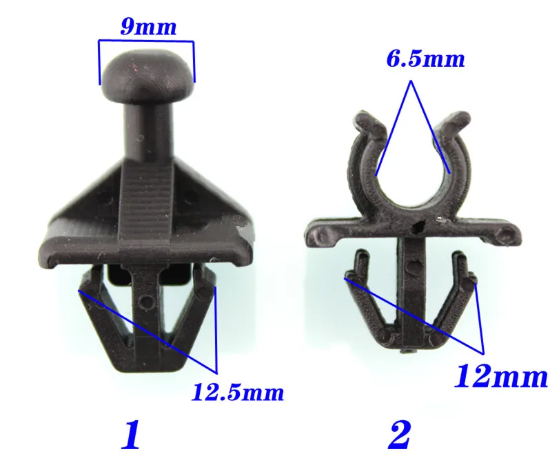 

2PCS Trunk luggage board support bar clip sub-buckle for Nissan Tiida Livina plastic fasteners