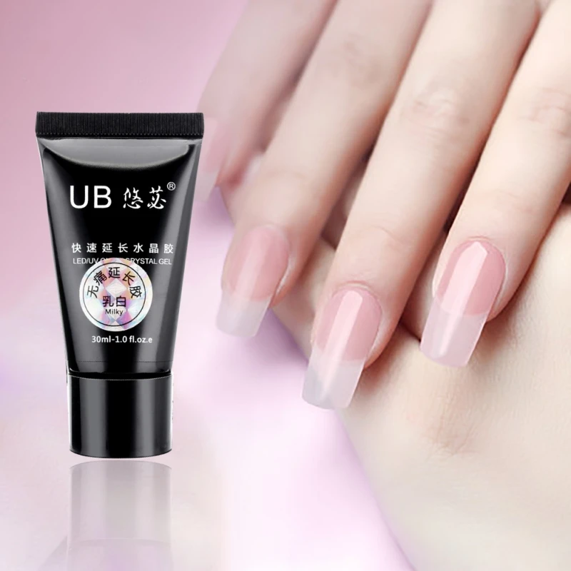 Gel Nail Polish Enhancement Poly Gel Tool Kit Poly Gel Nail Builder Extension Glue Poly Gel Nail