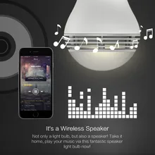 font b Smart b font LED Bulb Bluetooth Speaker LED Wireless Music Player with APP