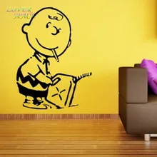 Custom Made Banksy – Charlie Brown Firestarter – Vinyl Wall Sticker Many colours New Wall Stickers Home Decor LP131205