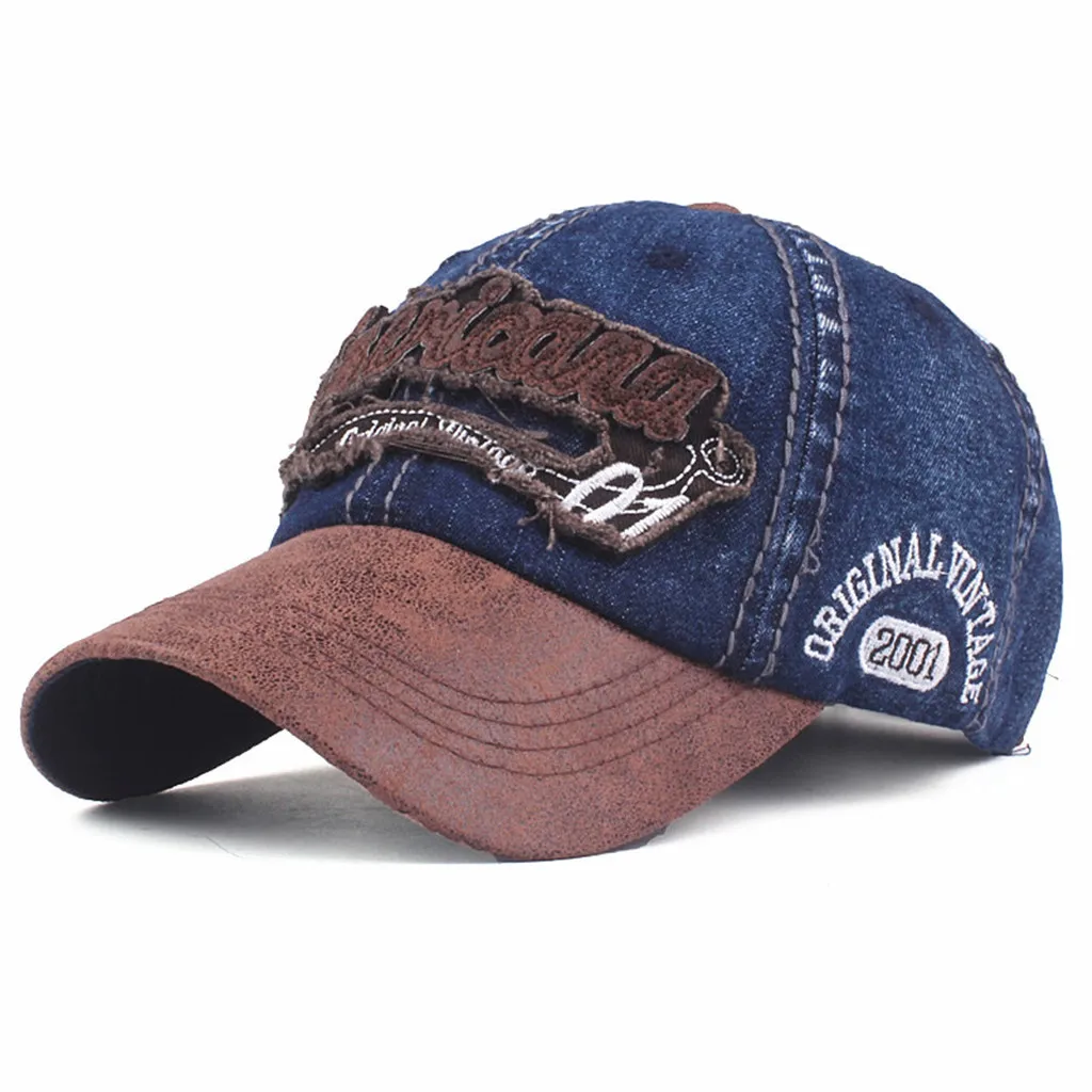 Мужская бейсболка облегающая кепка бейсболка шапка для женщин Gorras Повседневная Кепка вышитая Цветочная джинсовая кепка 5,17 - Цвет: NY