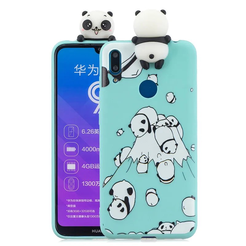 FLYKYLIN 3D игрушки Единорог чехол для huawei Y9 Y7 P30 Pro P20 P10 Lite задняя крышка на P8 Lite Мягкий ТПУ силиконовый чехол для телефона