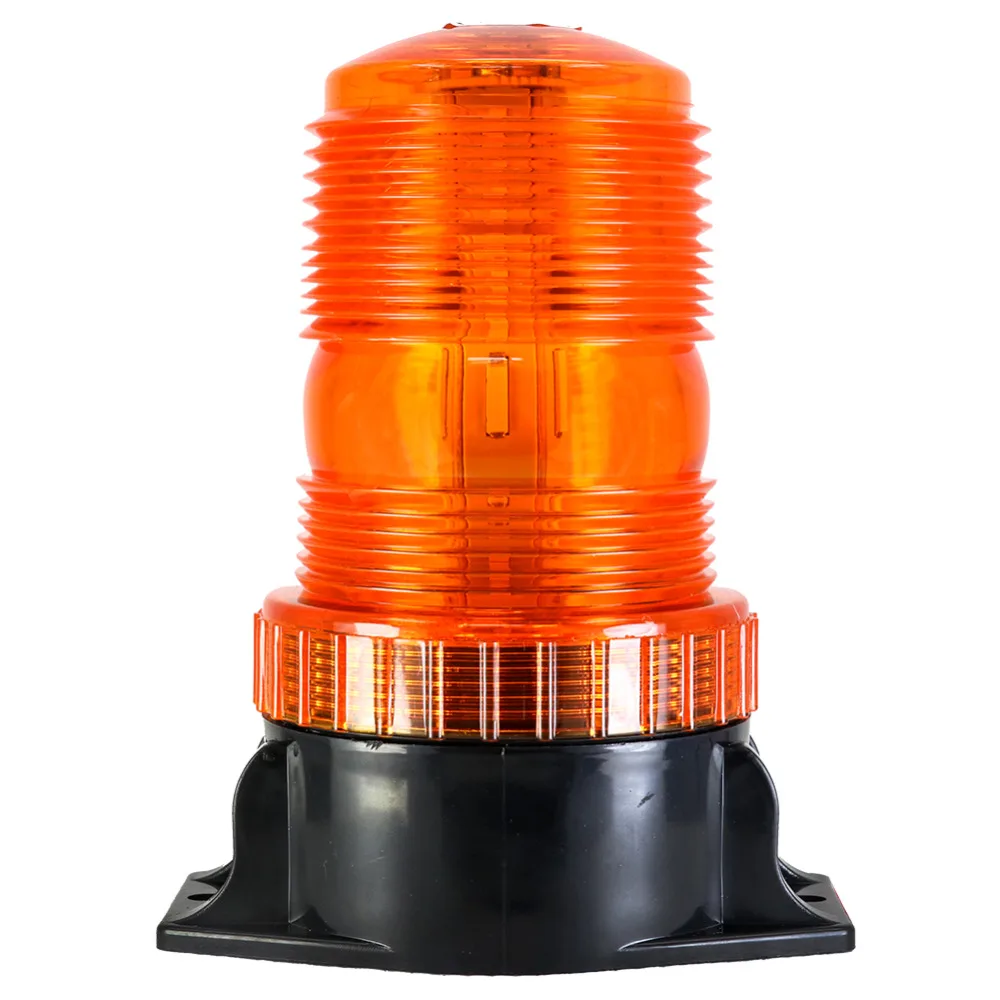 4x Amber 12 LED Emergency Strobe Light Bars - For Trucks, Cars, SUVs, ATVs & More - 12V-24V Bright Hazard Warning Beacon 10 thumbnail image