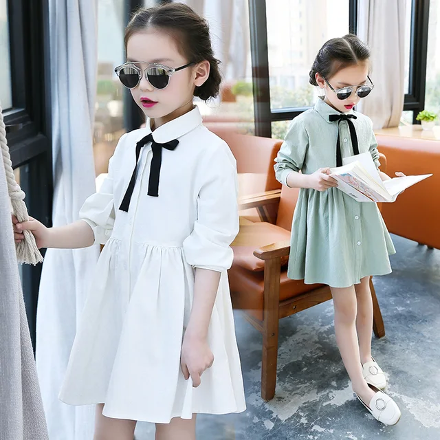 T Girl Sundress Costume Elegant Dresses For Girls Teenagers School Shirt Dress Student Kids T Girl Sundress Costume Elegant Dresses For Girls Teenagers School Shirt Dress Student Kids
