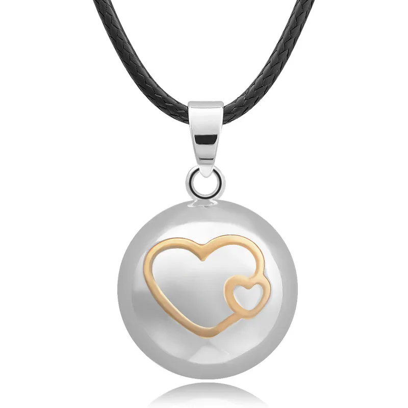 Юдора гармония шар микс Стиль Ангел звонящий колокольчик звуковая бола шары кулон ожерелье для беременных женщин Подарок Шарм DIY ювелирные изделия - Окраска металла: N14NB166