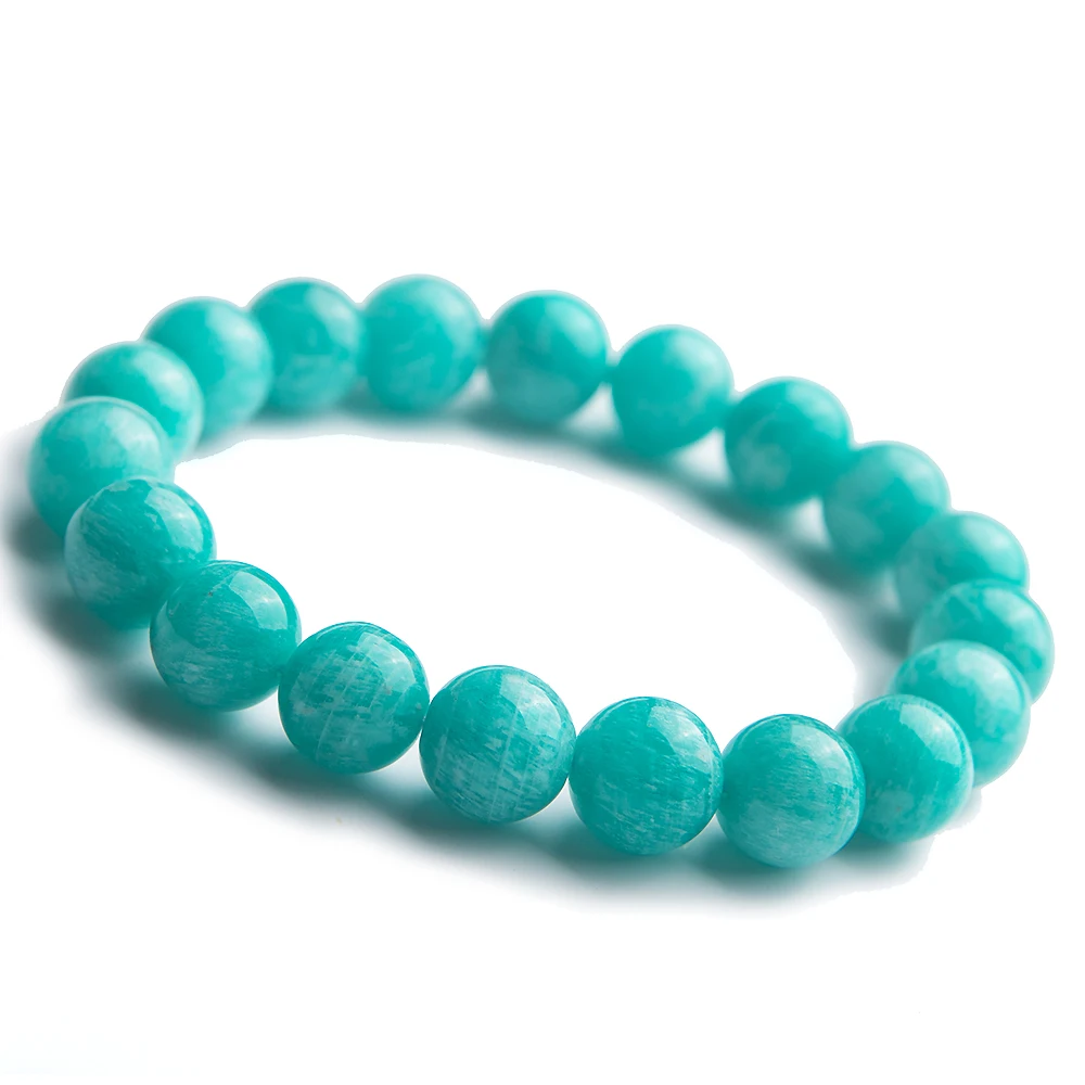 Natural Green Amazonite Mozambique Bracelet Women Round Beads Amazonite Rare Crystal 7mm 8mm 9mm 10mm 11mm Best Jewelry aaa Bracelets Bangles Aliexpress
