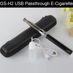 EGO GS H2 электронная сигарета комплект UGO-T мАч 1100 USB Passthrough батарея с 2,0 мл gs h2 Clearomizer электронная сигарета стартовый комплект