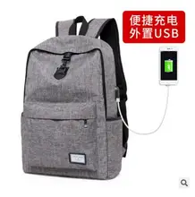 Neue Design-usb-ladekabel männer Rucksäcke Männliche Lässig Reise frauen Jugendliche Schüler Schultaschen Einfache Notebook Laptop Rucksack