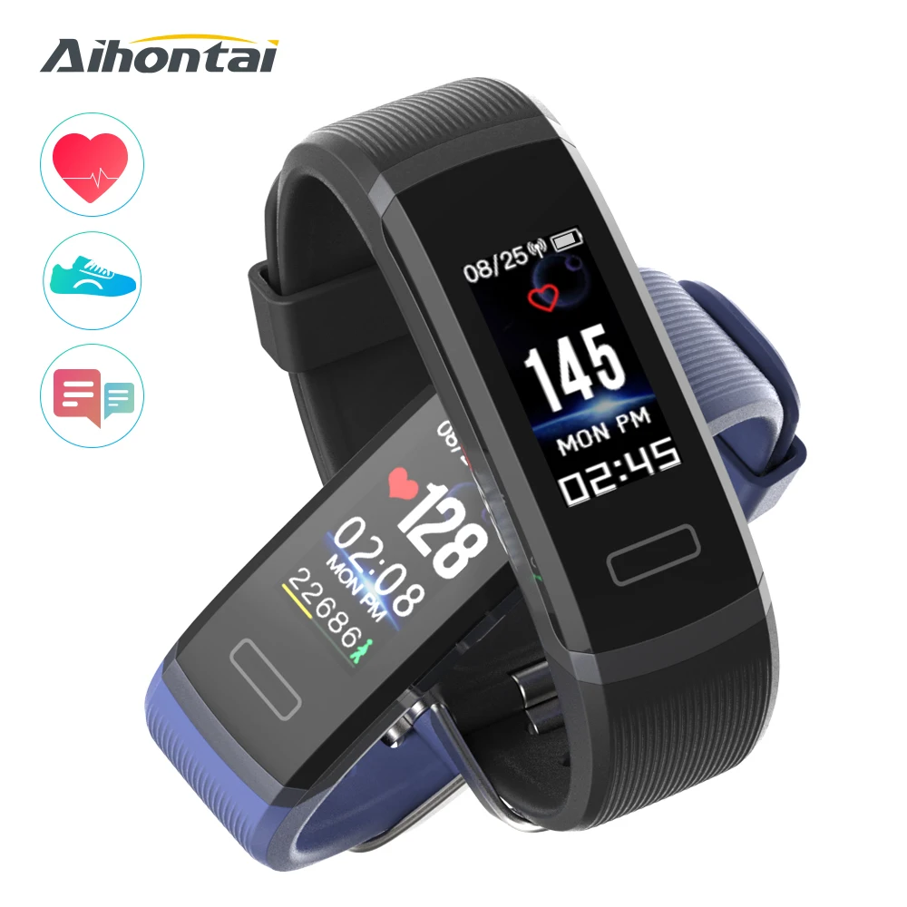 Aihontai GT101 Fitness Tracker Watch Color Screen Smart Wristband Call