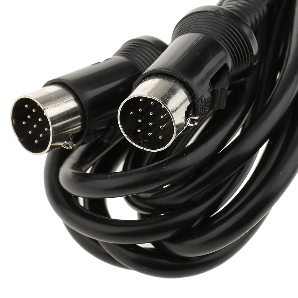 10FT 13 PIN Male Round to 13 PIN Male Round CD Changer Cable for Kenwood Car Electronics Accessories