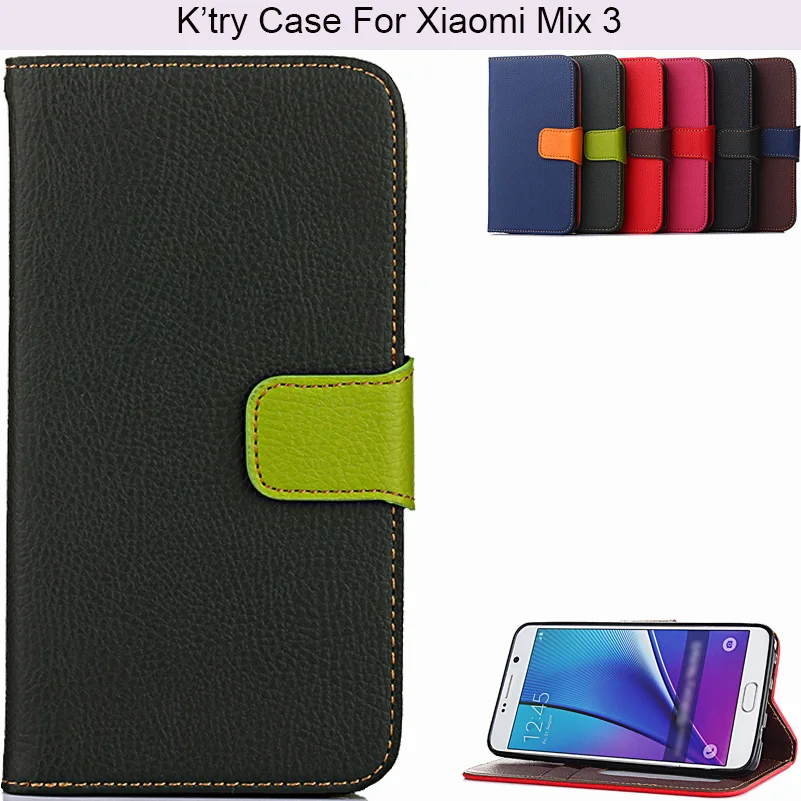 K'try Lichi кожа роскошный чехол дл ятелефона из искуственной кожи для Xiaomi Mix