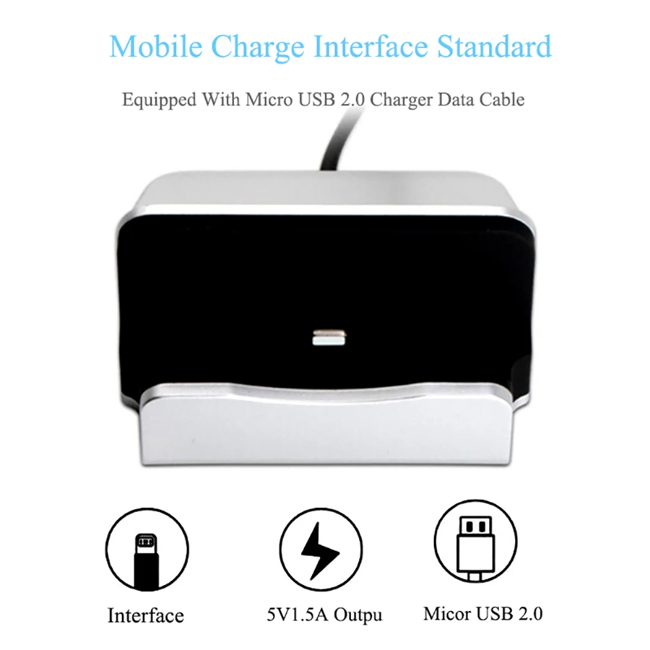 USB Pedestal Data Charger Dock Stand Station Charging For iphone 8 7 XR XS Desktop Cradle For Samsung Xiaomi Docking ladestation wallcharger