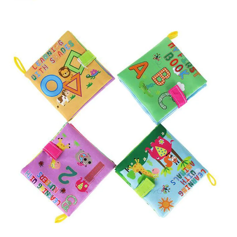 4pcs Baby Reading Book Soft Cloth Book Baby Early Learning Educational Toy Set 4pcs Baby Reading Book Soft Cloth Book Baby Early Learning Educational Toy Set