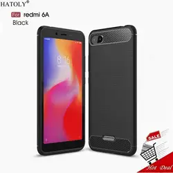 Чехол для Xiaomi Redmi 6A чехол Xiaomi Redmi 6A Чехол резиновый, мягкий, из ТПУ чехол Xiaomi Redmi 6A углеродное волокно задняя крышка, Funda