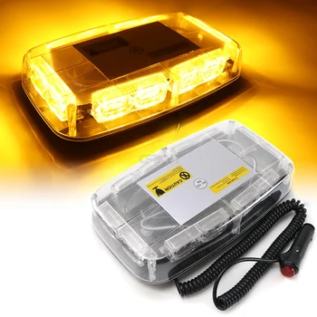

36 LED High Intensity Car Truck Law Enforcement Magnetic Emergency Hazard Warning LED Mini Bar Strobe Light Red Blue Amber White