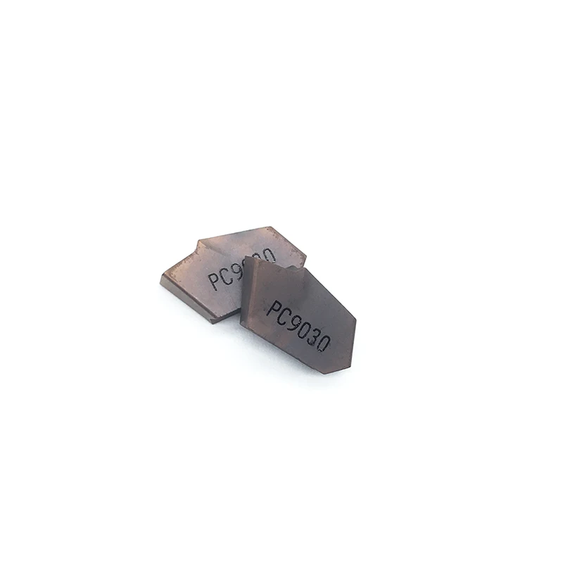 

10PCS SP200 PC9030 grooving carbide inserts SP200 lathe cutter turning tool Parting and grooving tool Parting off
