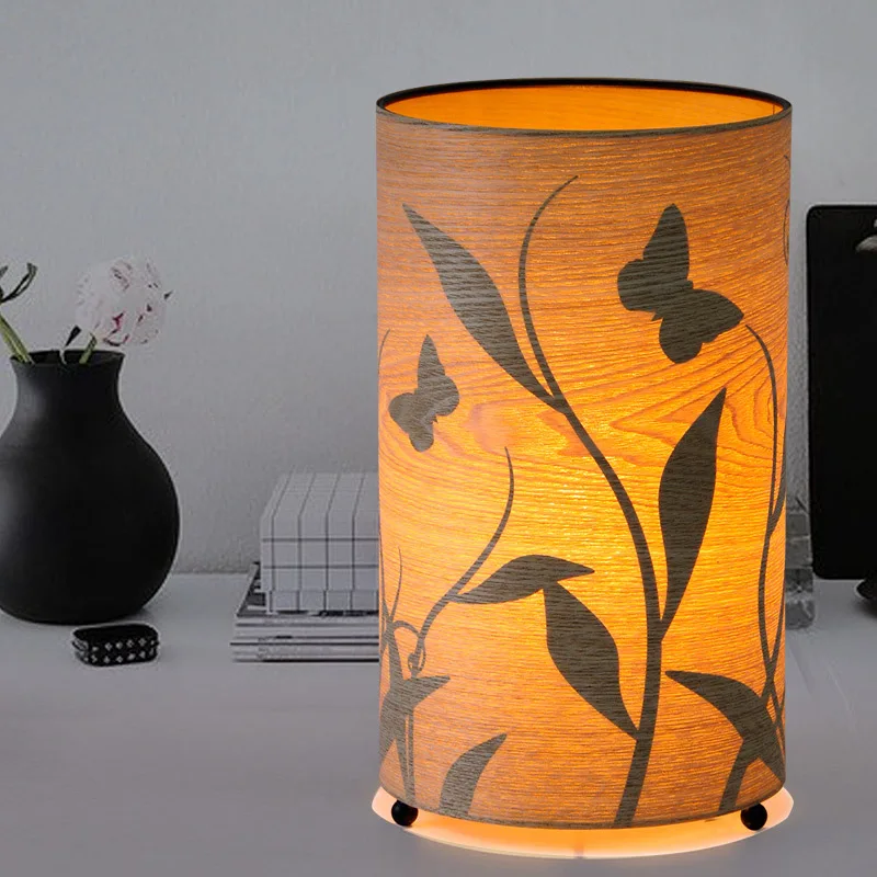 a bed lamp Antique wood veneer silhouette lamp Warm warm light lamp Engineering decoration wholesale teahouse desk lamp a bed lamp Antique wood veneer silhouette lamp Warm warm light lamp Engineering decoration wholesale teahouse desk lamp