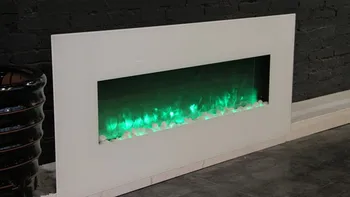 

Flame can adjust by music G-01-2 white Wall-mounted electric fireplace