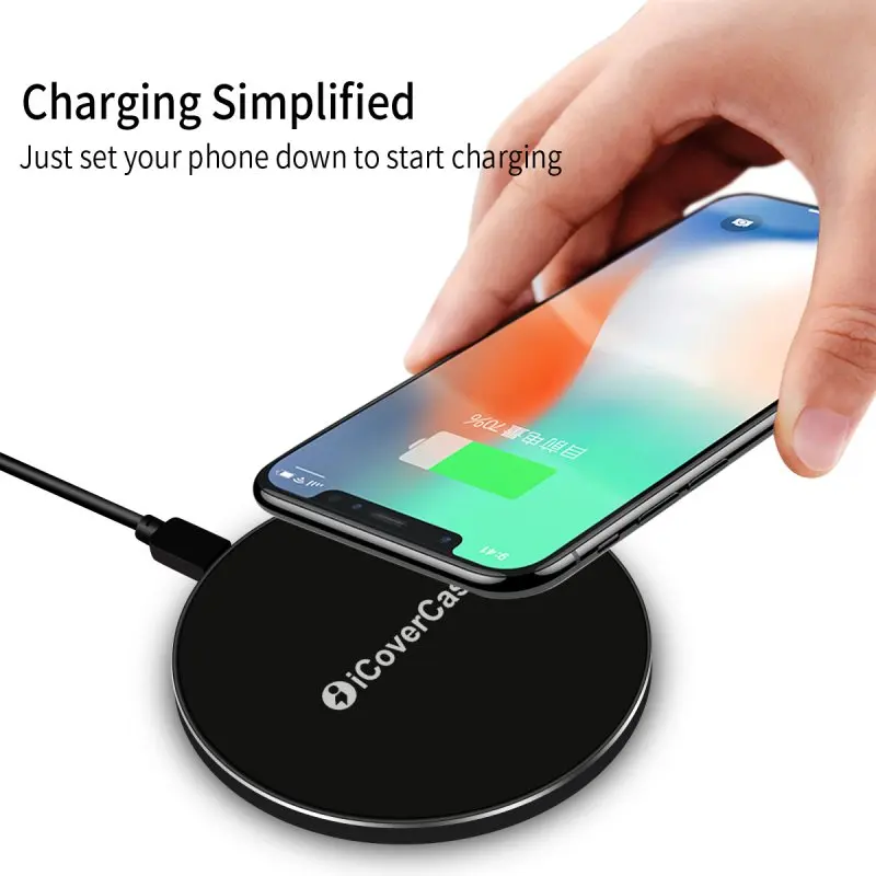 For Apple iPhone 8 Plus Fast Wireless Charger Charging Pad Dock Power
