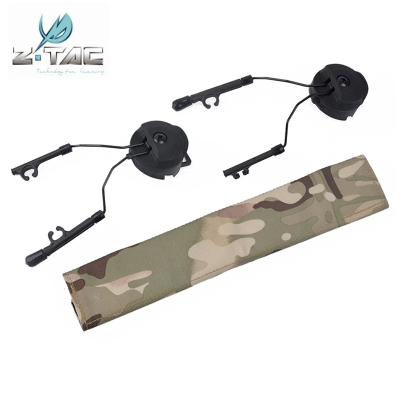 Fone de Ouvido Tático Militar Softair Comtac i ii Titular Capacete Rápido Trilho Adaptador Ztac Airsoft Acessórios Z147 z 9 Cheap Fones de Ouvido tático & Acessórios