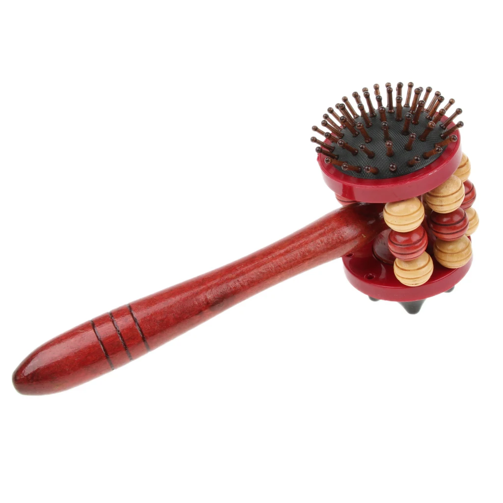 1pcs Natural Wood Massage Hammer Stick Knocking Knots Massager Trigger Point Massage Tool