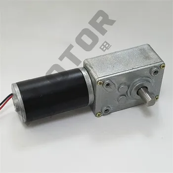 

4058GW-31ZY Double out shaft turbine worm geared motor 12V 24V Speed adjustable reverse micro brush DC motor