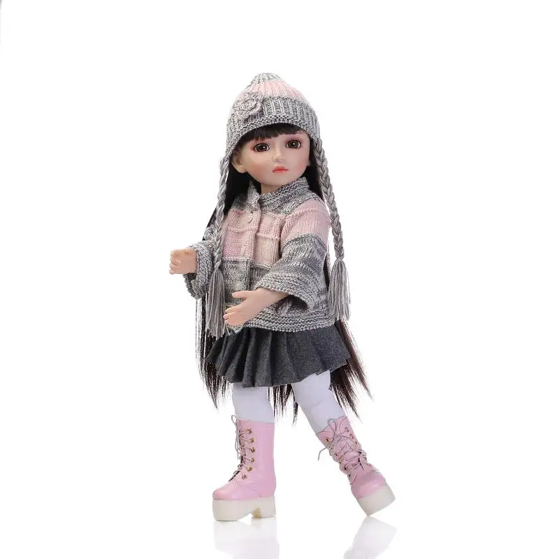 NPK 18 дюймов SD/bjd кукла s виниловая Кукла реборн 45 см реборн может Стенд для куклы born Girl bjd кукла игрушки для детей Супер Принцесса