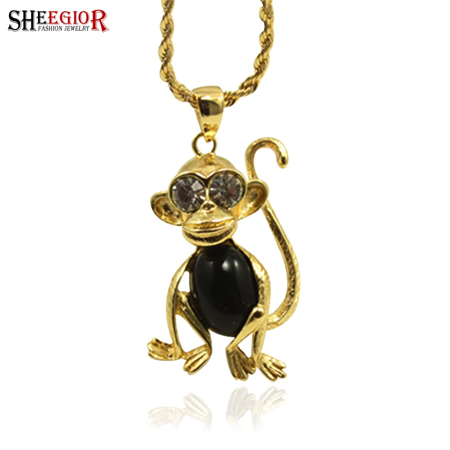 Popular Gold Monkey PendantBuy Cheap Gold Monkey Pendant lots from