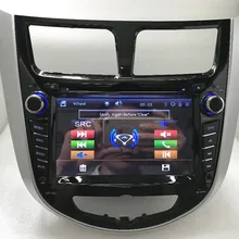 BYNCG русскоязычное меню " автомобильный dvd-плеер для Hyundai Solaris accent Verna i25 с 2 din Автомобильный навигатор GPS радиотранслятор USB BT 8 Гб карта