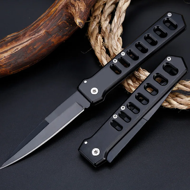 Karambit التكتيكية للطي الأسود سكين الصيد الحاد الفاكهة الصغيرة مستقيم البسيطة مقبض EDC جيب في الهواء الطلق أدوات التخييم بقاء