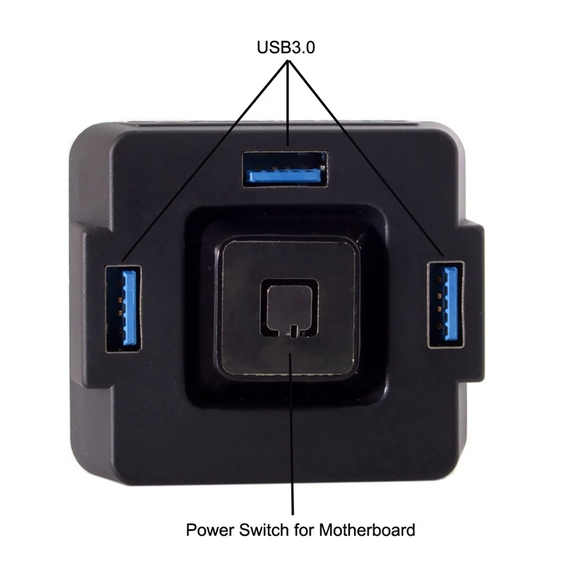 Многофункциональный Usb3.0 компьютерный Настольный переключатель со звуковой картой
