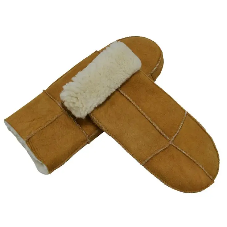 Горячая Распродажа зимние перчатки варежки ветрозащитные толстые меховые кожаные перчатки зимние теплые перчатки женские кожаные перчатки с мехом