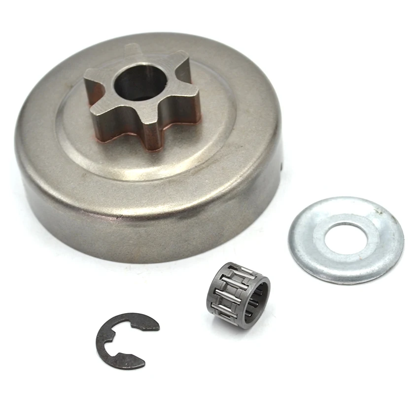 Chain Sprocket 3/8" Picco 6T Clutch Drum Washer E Clip Kit For STIHL Chainsaw 017 018 021 023