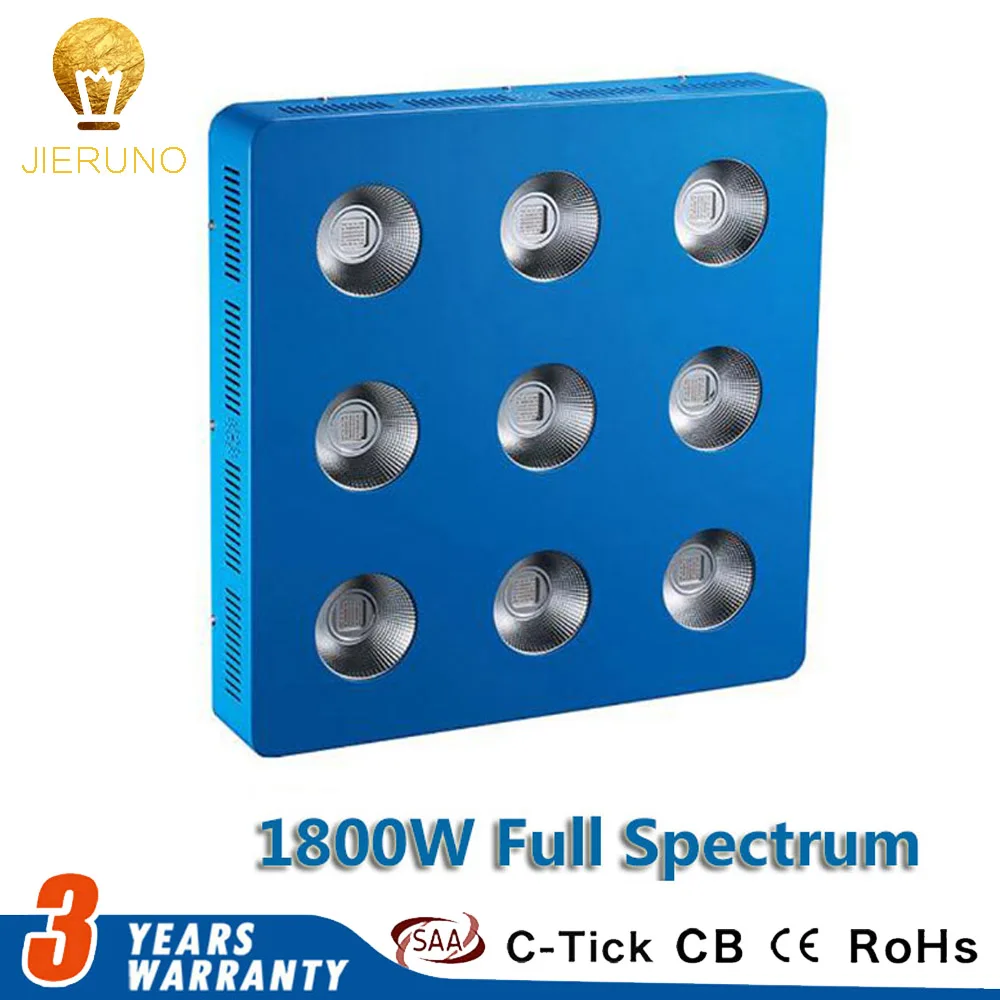 

JIERNUO 1800W COB Led Plant Light Fitolampa LED Grow Light Full Spectrum LED Grow Lamp for Green House Plants BE