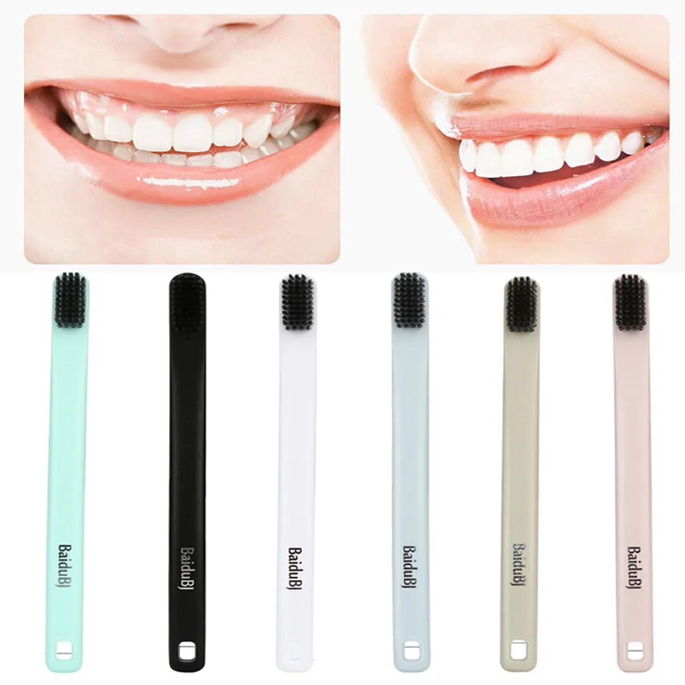 

BaiduBJ Creative Soft Whitening Toothbrush High-grade Bamboo Charcoal soft easy to operate effortless texture brush simple