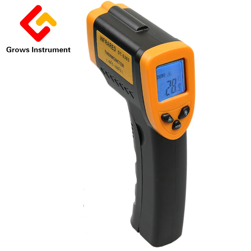 

DT-8380 Laser LCD Digital Infrared Thermometer Gun Point -50~380 Degree Non-Contact Electronic IR Temperature Meter