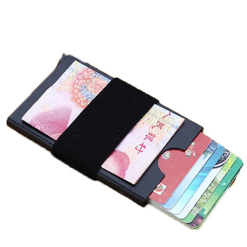 New Automatic Card Holder Metal ID Men Business RFID Blocking Wallet Credit Protector Case Pocket Purse | Багаж и сумки