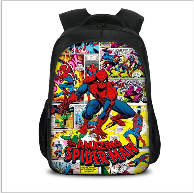 

High Quality 3D Spider Man children school bags for Boys Primary School Spiderman school Backpack Big Capacity Cartoon Mochilas