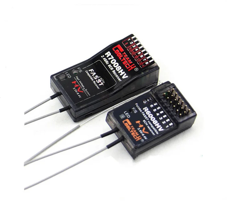 

2.4G 6-Channel R6008HV R7008HV 8CH-13CH Recivers Compatible with FUTABA FASST Receiver