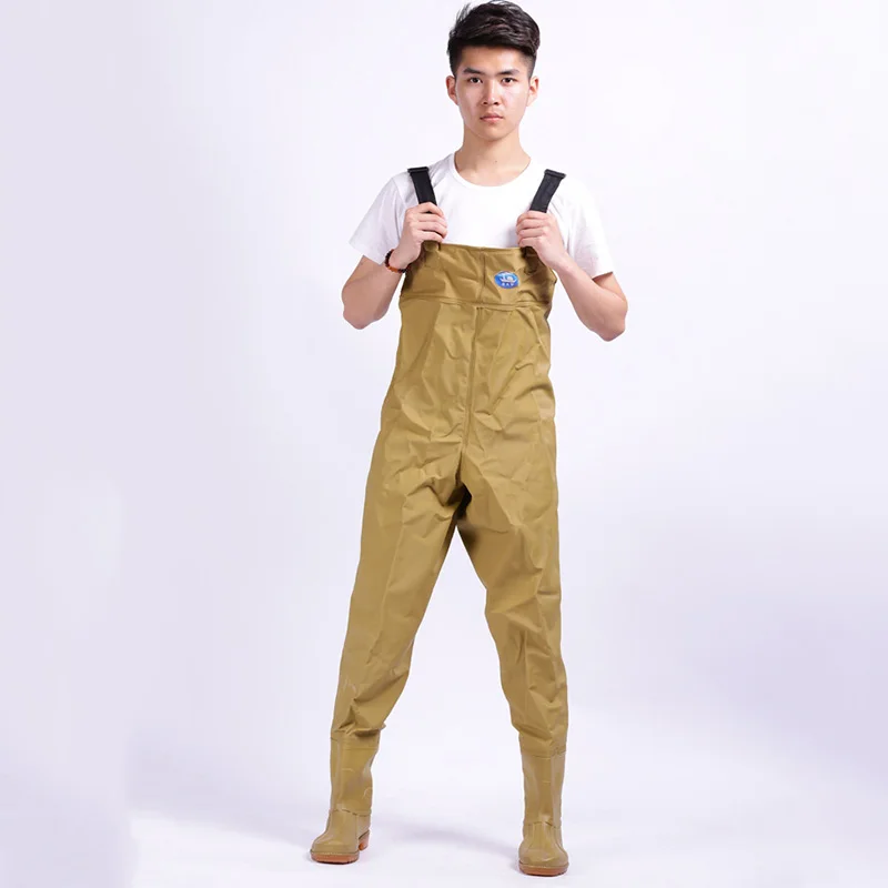 

Waterproof Fishing Waders Wading Pants Rafting Wear Breathable Chest Waders Breathable Stocking Foot Waders for Fishing Hunting