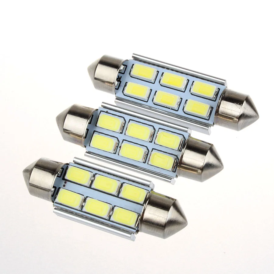 Супер Мощность 5630 5730 SMD CANBUS Festoon Dome C5W 6418 ошибок авто светодиодный светильник чистый белый Чтение 31/36/39/42 мм 12V