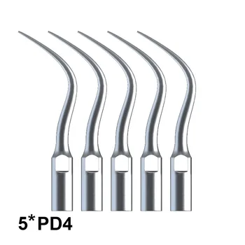 

5Pcs Teeth Cleaning Tools PD4 Dental Perio Tip For SATELEC And DTE Ultrasonic Scaler Use For Remove Subgingical Calculus Care