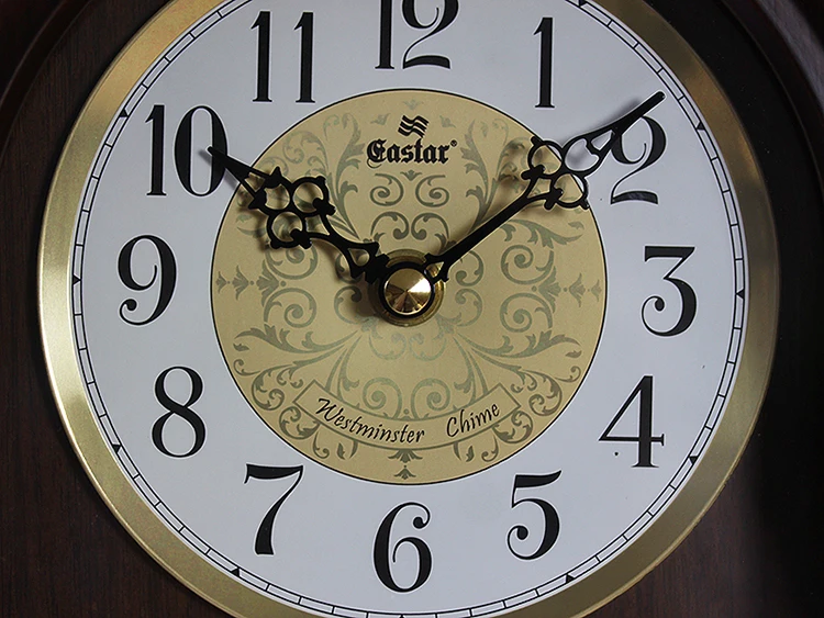 Eastar 8025 Высокое качество Деревянные европейские антикварные стиль Музыка ежечасно колокольчики кварцевые часы настольные кровать номер гостиной настольные часы