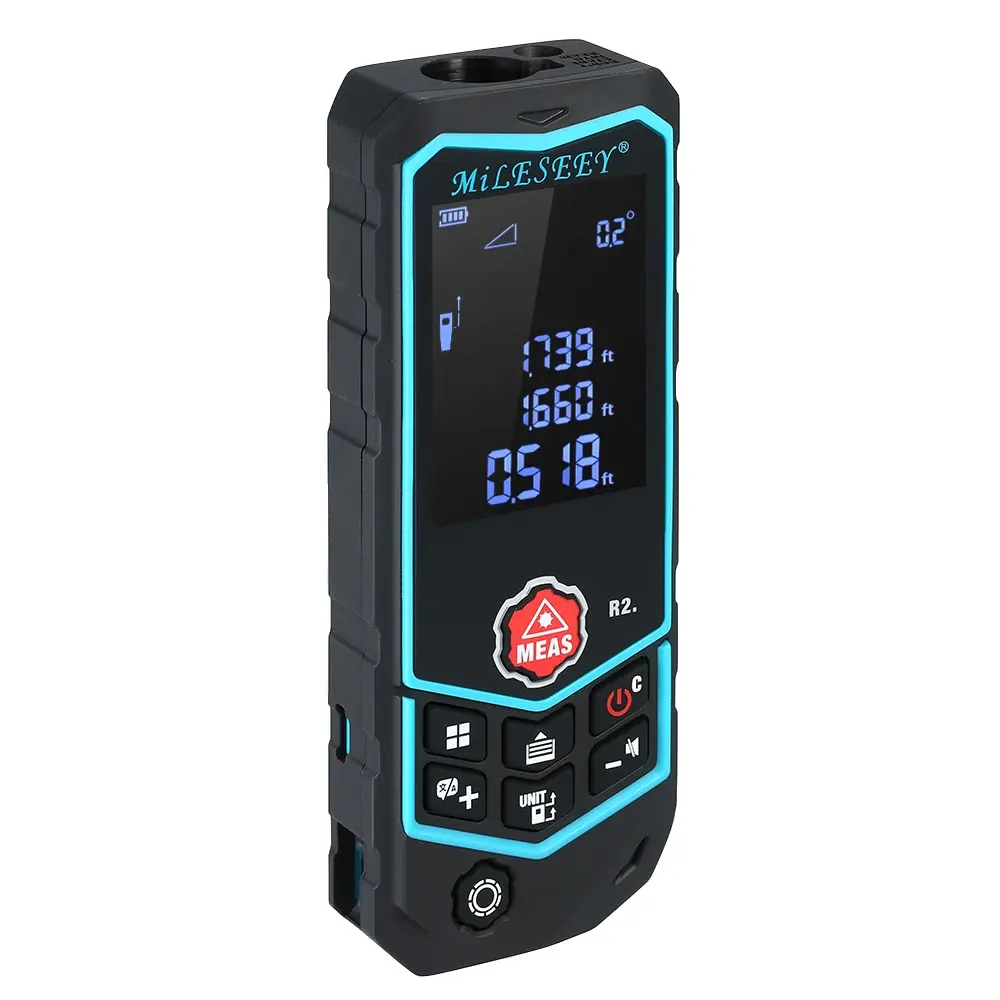 

Laser Distance Meter R2 Laser Rangefinder Laser Tape Range Finder Ruler Measure Roulette