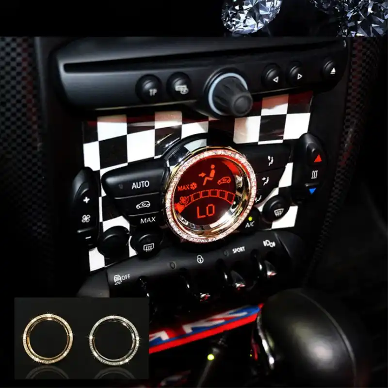 New Luxury Crystal Car Interior Accessories For Mini Cooper